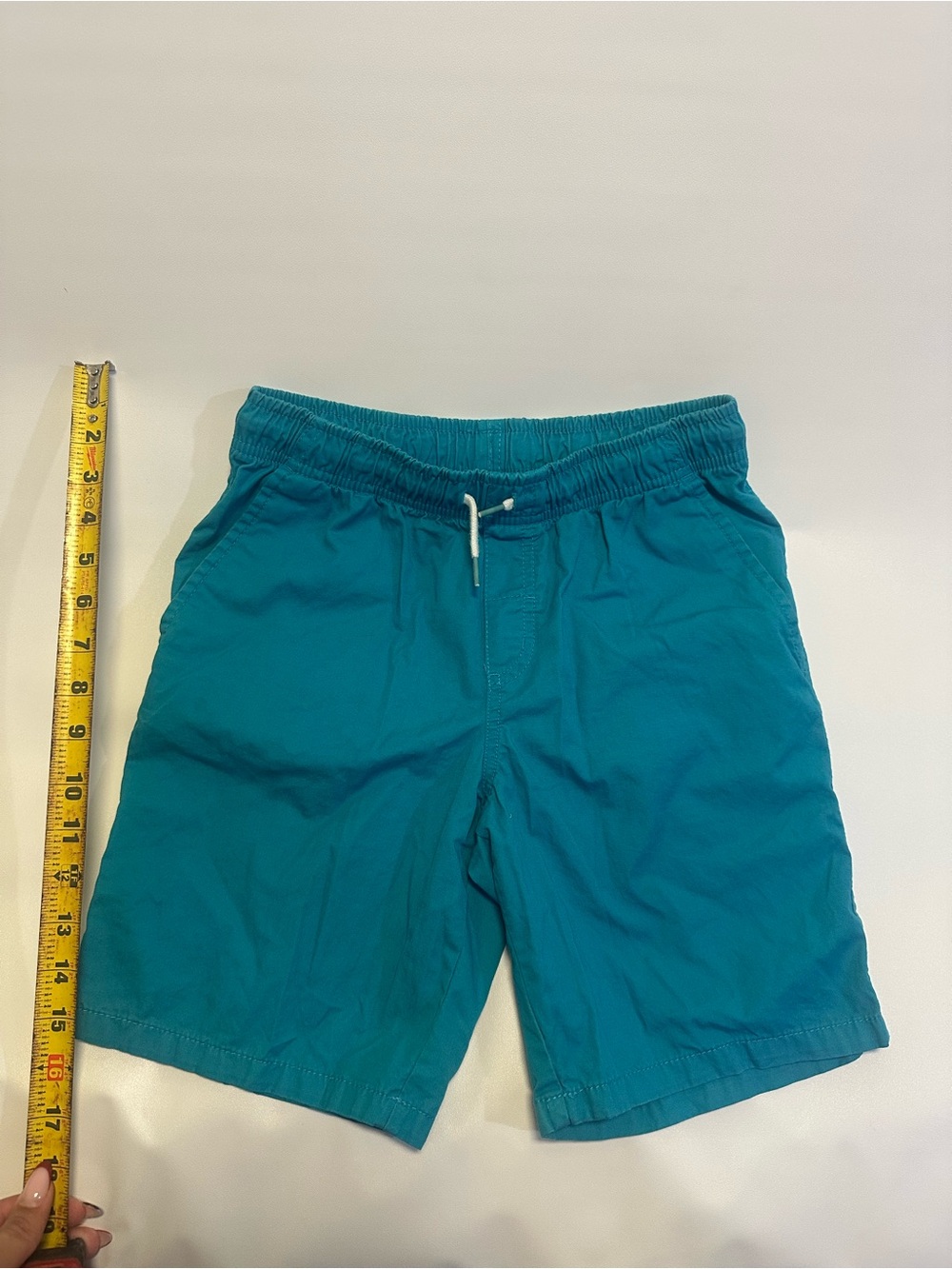 Cat & Jack Teal Elastic-Waist Athletic Shorts